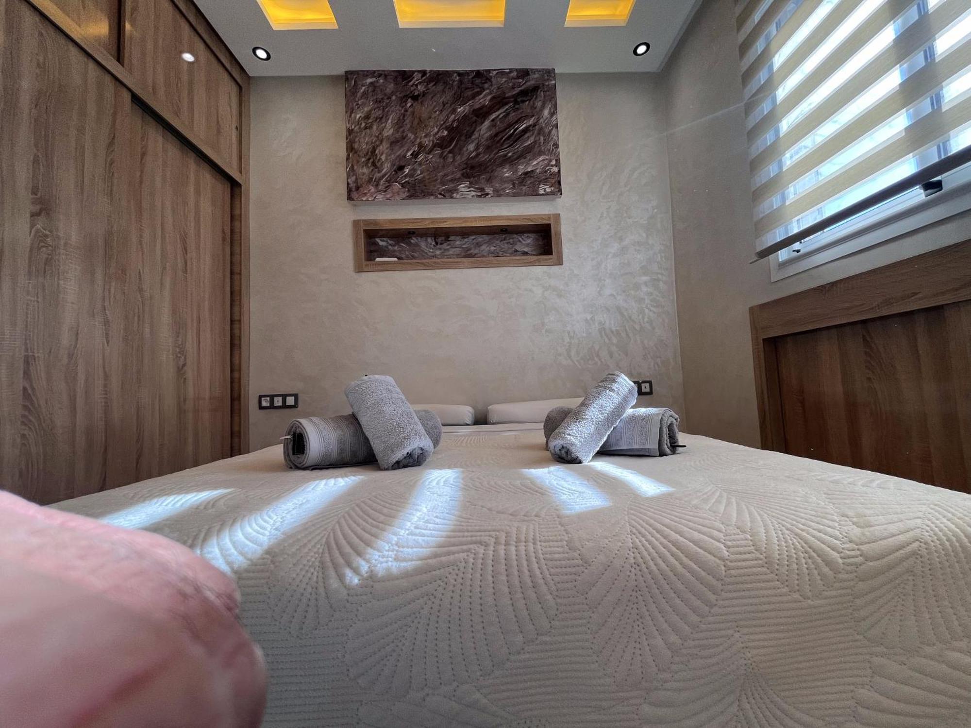 Appartement Renove Avec Style Et Parking Surveille Marrákes Kültér fotó